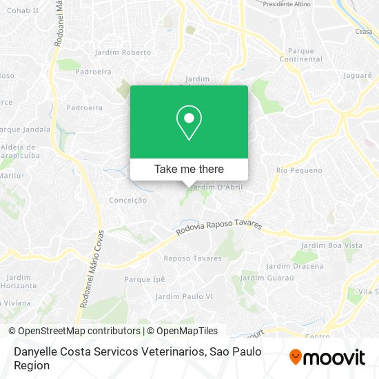 Danyelle Costa Servicos Veterinarios map