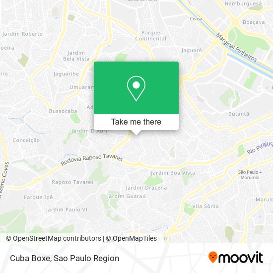 Mapa Cuba Boxe