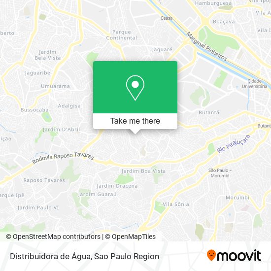 Distribuidora de Água map