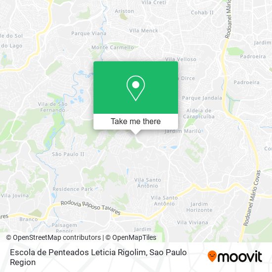 Escola de Penteados Leticia Rigolim map