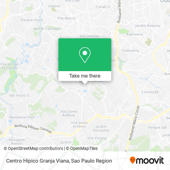 Centro Hipico Granja Viana map