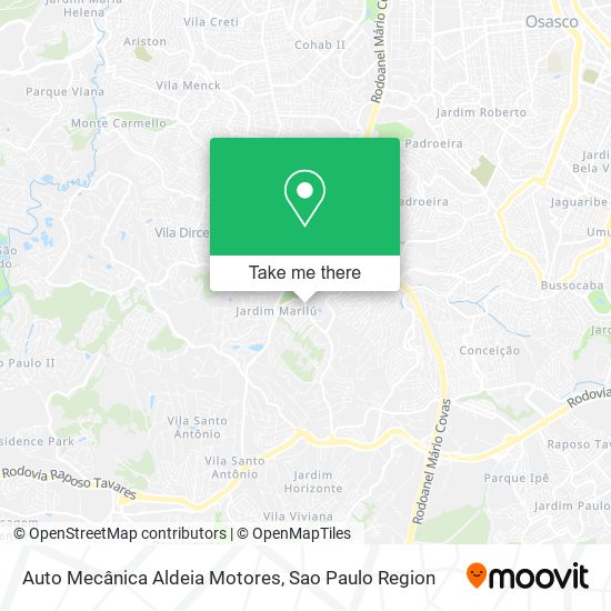 Auto Mecânica Aldeia Motores map