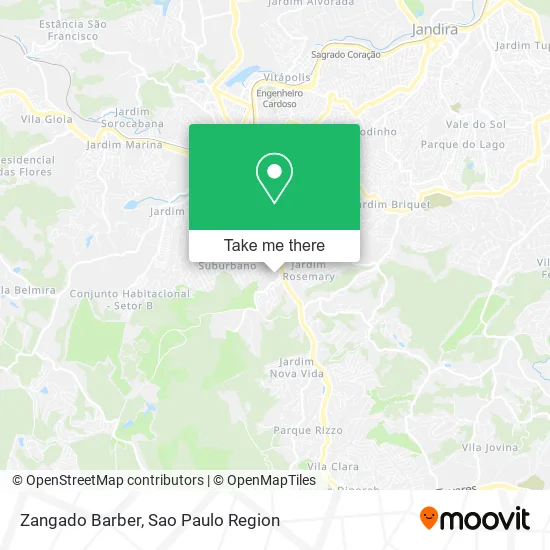 Zangado Barber map