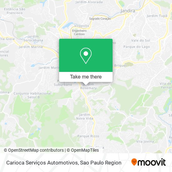 Carioca Serviços Automotivos map