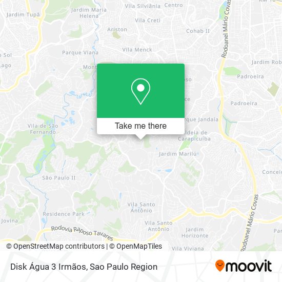 Disk Água 3 Irmãos map