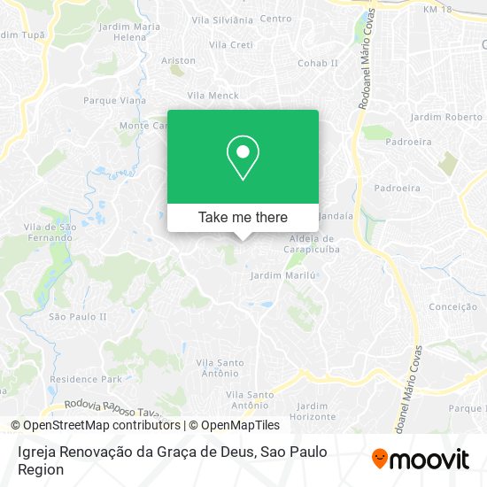 Igreja Renovação da Graça de Deus map
