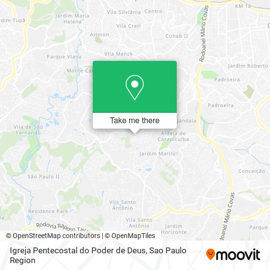 Igreja Pentecostal do Poder de Deus map
