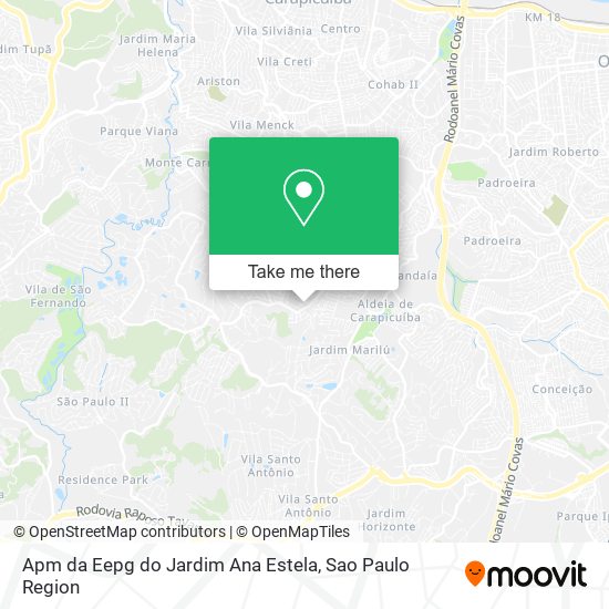 Apm da Eepg do Jardim Ana Estela map