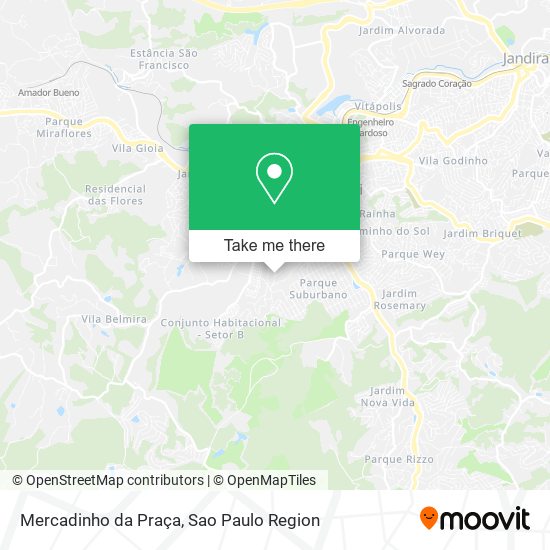 Mercadinho da Praça map