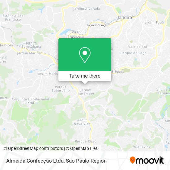 Almeida Confecção Ltda map