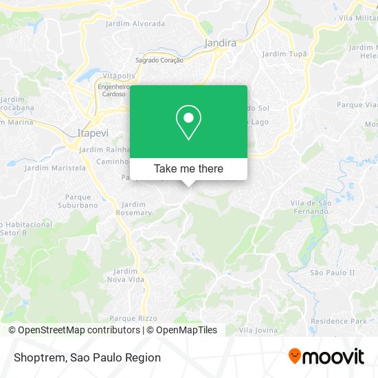 Shoptrem map