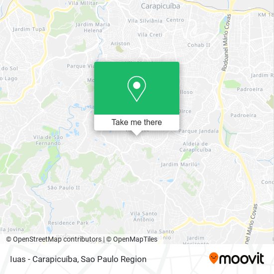 Iuas - Carapicuíba map