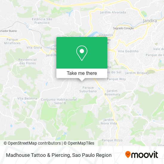 Mapa Madhouse Tattoo & Piercing