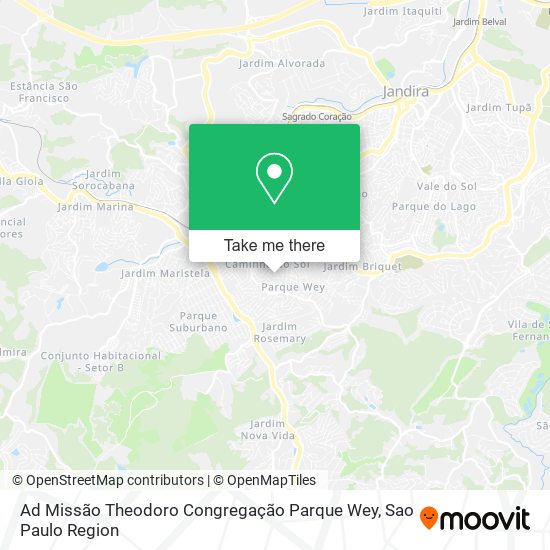 Mapa Ad Missão Theodoro Congregação Parque Wey