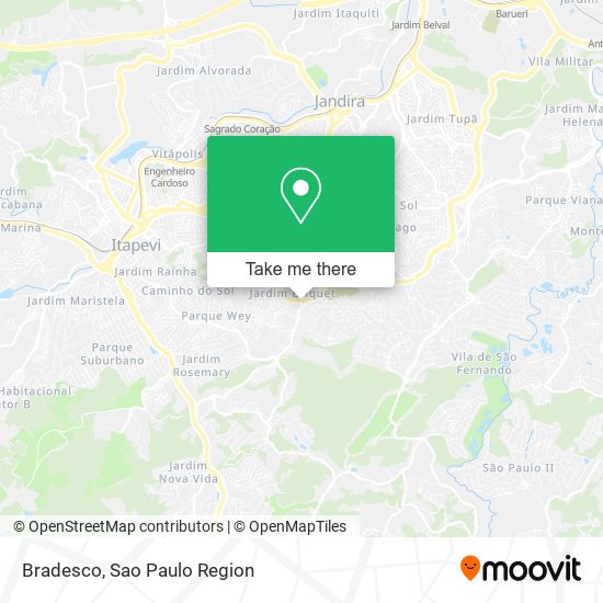 Bradesco map