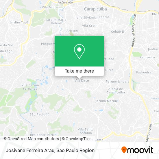 Mapa Josivane Ferreira Arau