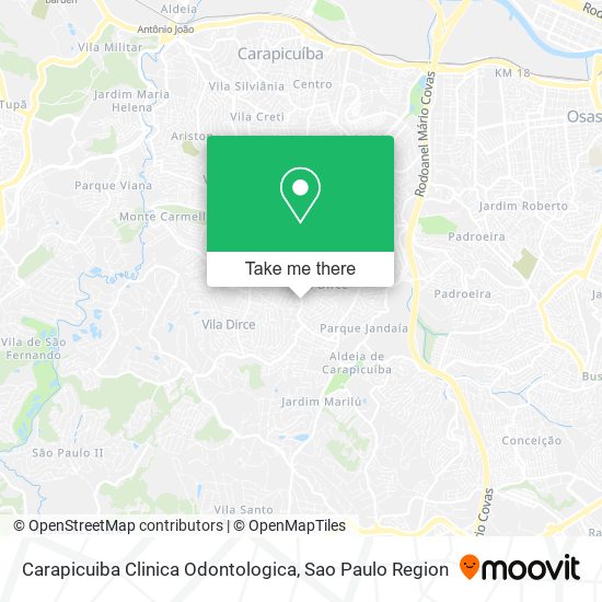 Carapicuiba Clinica Odontologica map