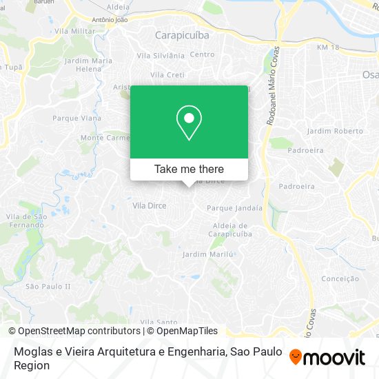 Moglas e Vieira Arquitetura e Engenharia map