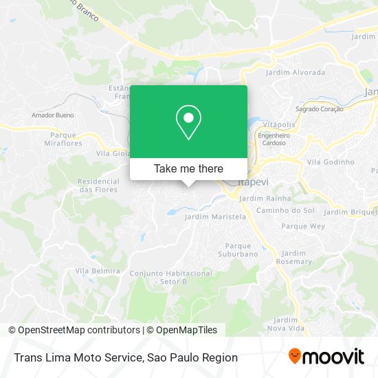 Trans Lima Moto Service map