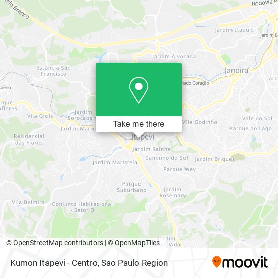 Kumon Itapevi - Centro map
