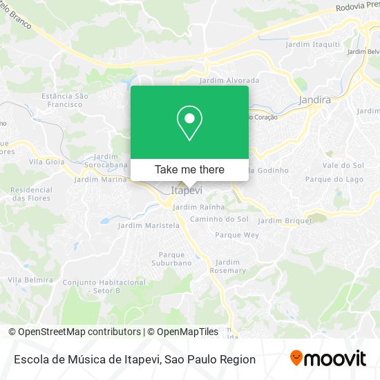 Escola de Música de Itapevi map