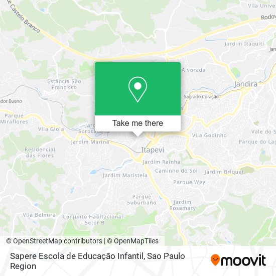Sapere Escola de Educação Infantil map