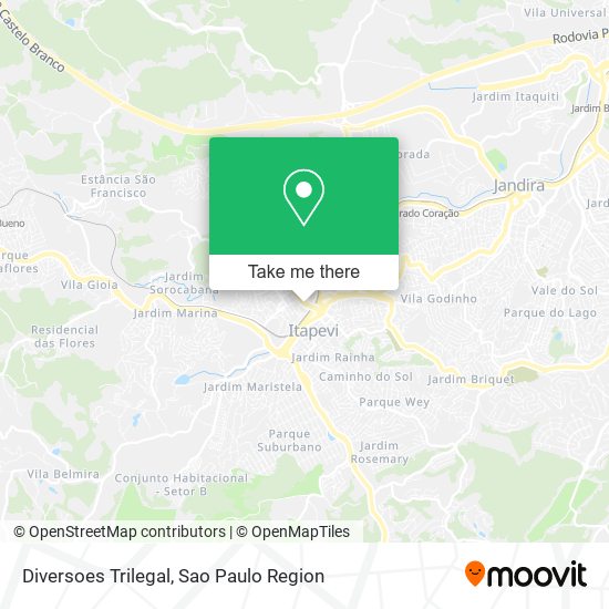 Diversoes Trilegal map