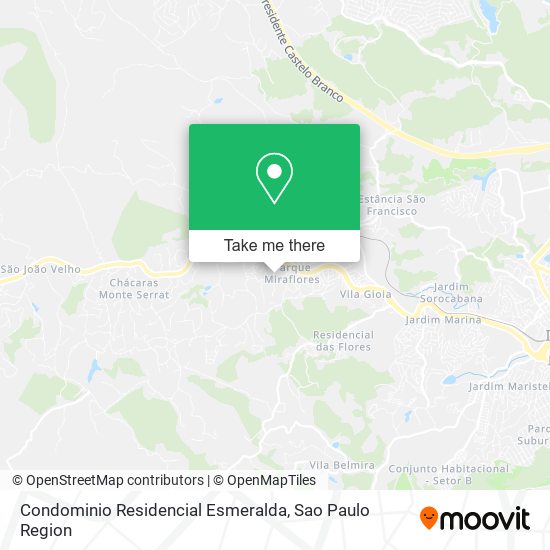 Mapa Condominio Residencial Esmeralda