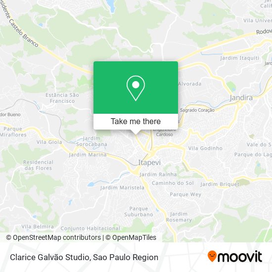 Clarice Galvão Studio map