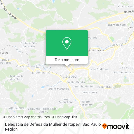 Delegacia de Defesa da Mulher de Itapevi map
