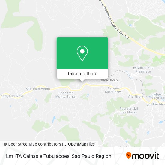 Lm ITA Calhas e Tubulacoes map