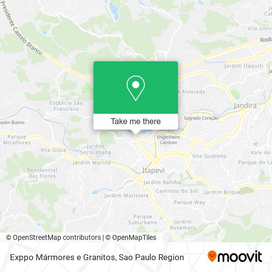 Exppo Mármores e Granitos map