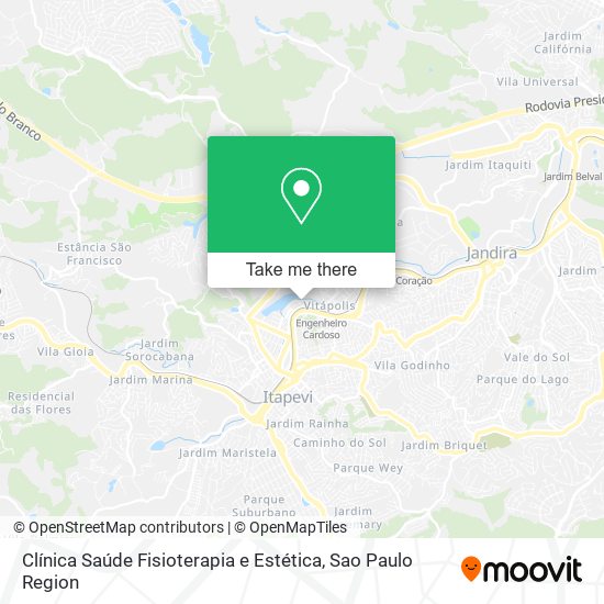 Clínica Saúde Fisioterapia e Estética map