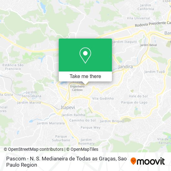 Pascom - N. S. Medianeira de Todas as Graças map