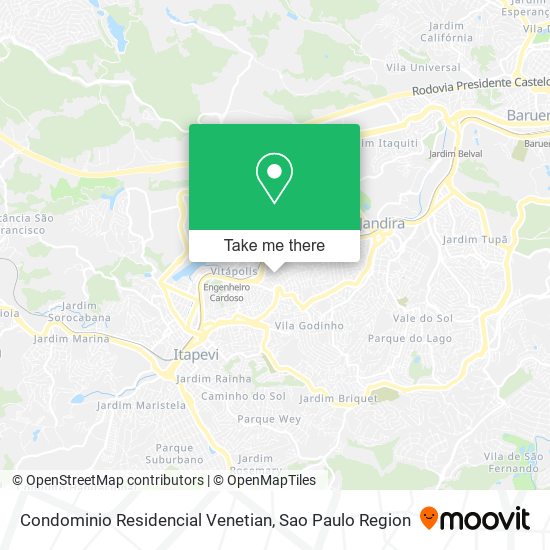 Condominio Residencial Venetian map