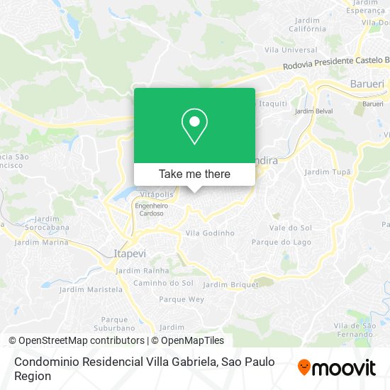 Condominio Residencial Villa Gabriela map