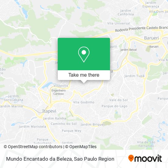 Mundo Encantado da Beleza map
