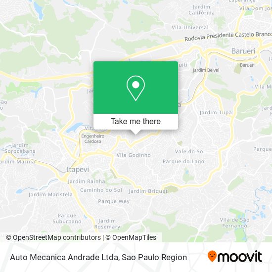 Auto Mecanica Andrade Ltda map