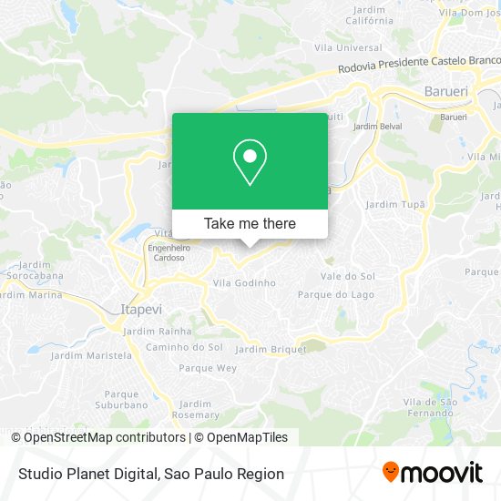 Mapa Studio Planet Digital