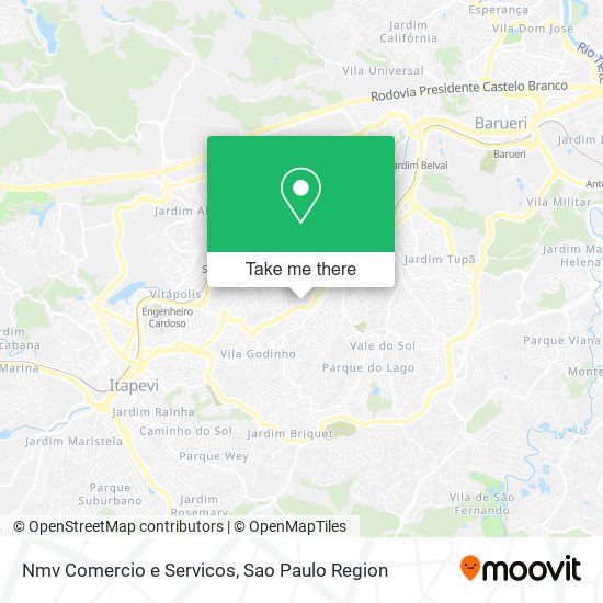 Nmv Comercio e Servicos map