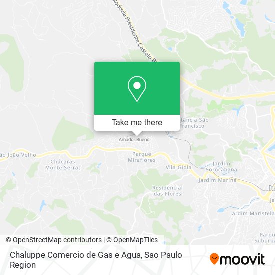Chaluppe Comercio de Gas e Agua map