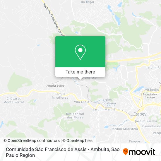 Comunidade São Francisco de Assis - Ambuita map