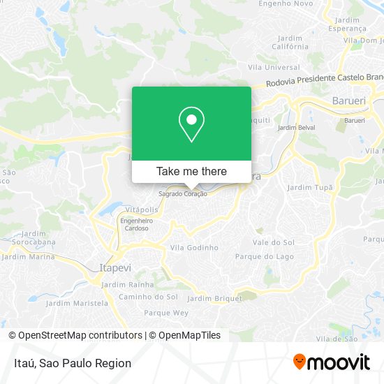 Itaú map