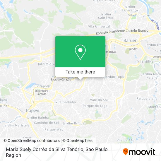 Mapa Maria Suely Corrêa da Silva Tenório