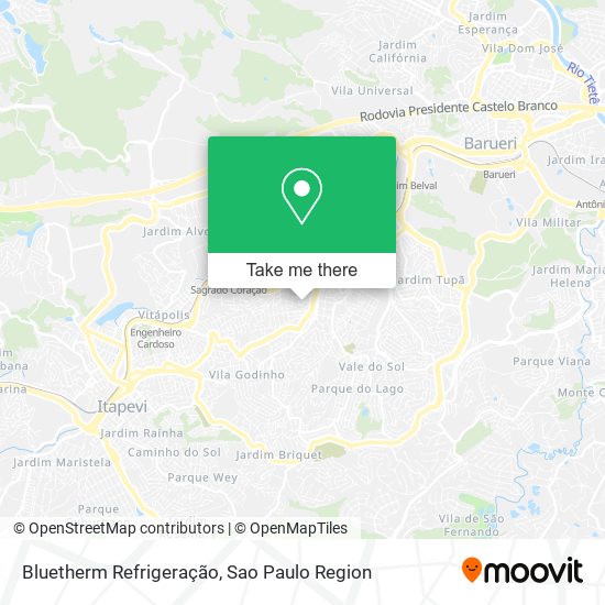 Bluetherm Refrigeração map