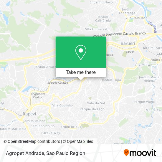 Mapa Agropet Andrade