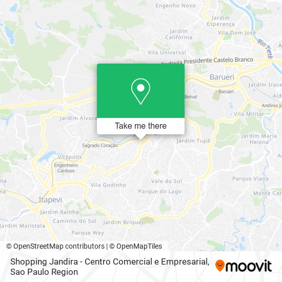 Mapa Shopping Jandira - Centro Comercial e Empresarial