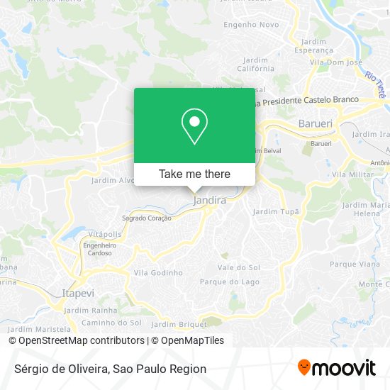 Sérgio de Oliveira map