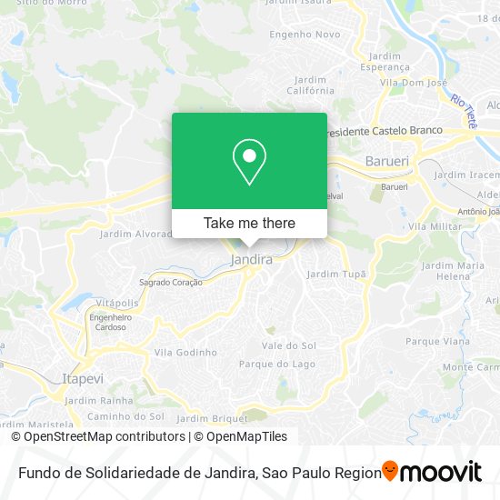 Fundo de Solidariedade de Jandira map
