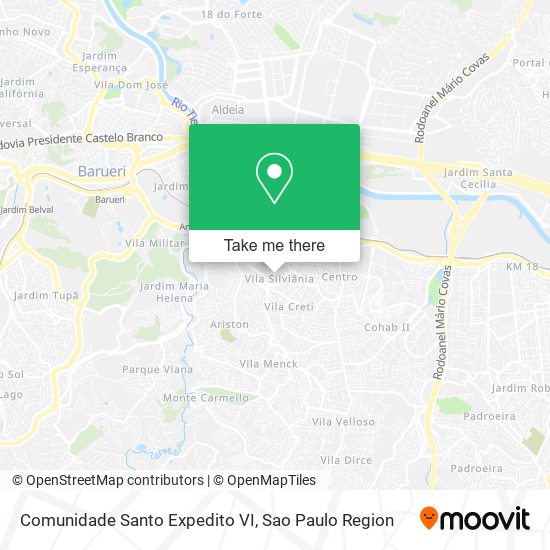 Comunidade Santo Expedito VI map